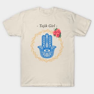 Tajik Girl Tajikistan hamsa T-Shirt